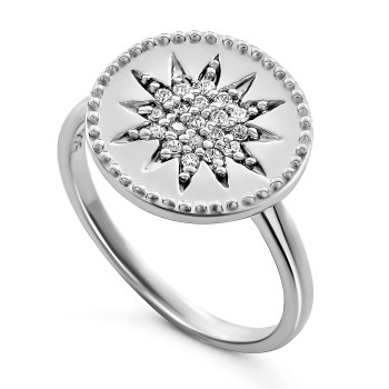 Orphelia® 'Shine' Femmes Argent Bague - Argent ZR-7576