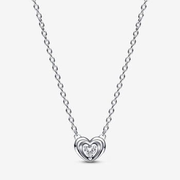 Pandora® 'Radiant Heart' Femmes Argent Collier - Argent 392494C01-45