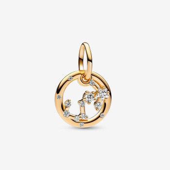 Pandora® 'Zodiac sign' Dames Verguld Metaal Bedel - Goudkleurig 762710C01