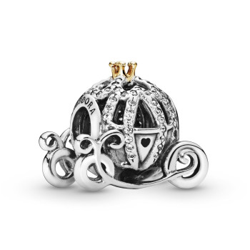 Pandora® 'Disney Cinderella' Femmes Argent Charm - argent/or 791573CZ