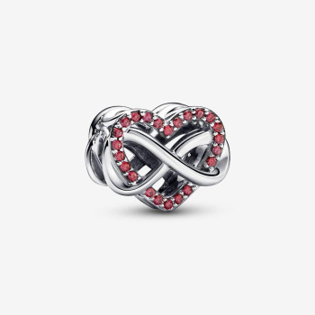 Pandora® 'Infinity heart' Dames Zilver 925 925 Bedel - Zilverkleurig 792246C01