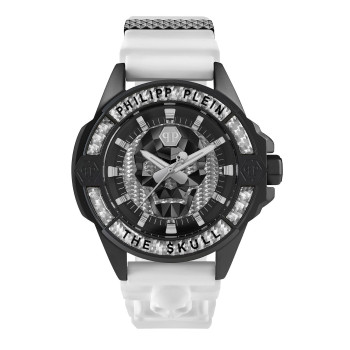 Philipp Plein® Analog 'The $kull Carbon Fiber' Herren Uhr PWAAA1822