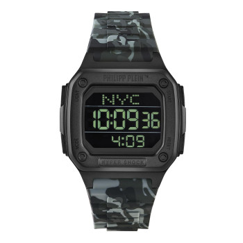 Philipp Plein® Digital 'Hyper $hock' Mixte Montre PWHAA1822