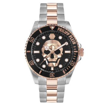 Philipp Plein® Analog 'The $kull Diver' Herren Uhr PWOAA0822