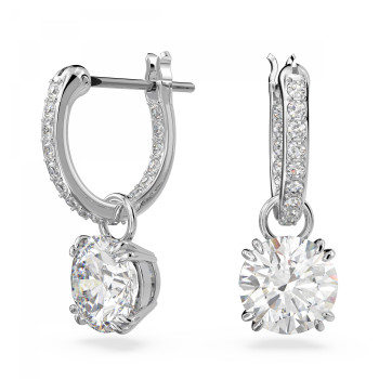 Swarovski® 'Constella' Femmes Métall Boucle d'oreille - Argent 5636717