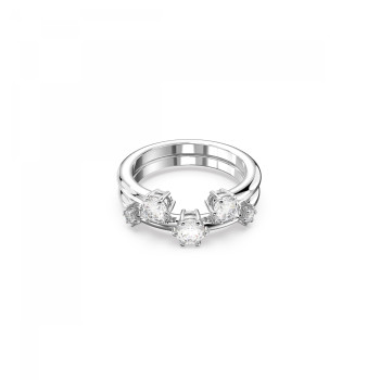 Swarovski® 'Constella' Dames Metaal Ring (sieraad) - Zilverkleurig 5640961