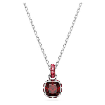 Swarovski® 'Birthstone' Femmes Métall Collier - Argent 5651709