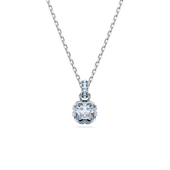 Swarovski® 'Birthstone' Femmes Métall Collier - Argent 5651794