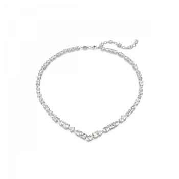 Swarovski® 'Mesmera' Women's Base Metal Necklace - Silver 5665242