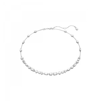 Swarovski® 'Mesmera' Femmes Métall Collier - Argent 5676989