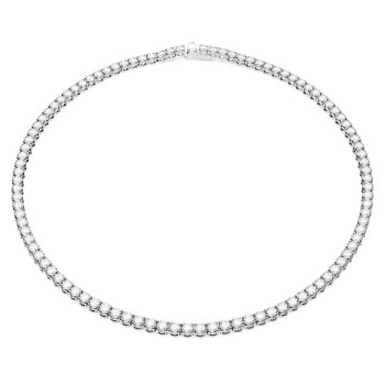 Swarovski® 'Matrix' Femmes Métall Collier - Argent 5681796