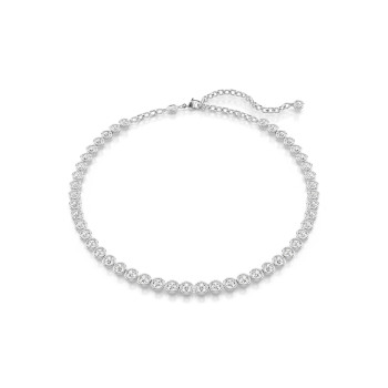 Swarovski® 'Imber' Femmes Métall Collier - Argent 5682595