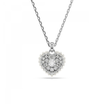 Swarovski® 'Hyperbola' Dames Metaal Collier - Zilverkleurig 5684386