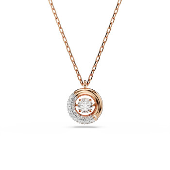 Swarovski® 'Dextera' Femmes Métal plaqué Collier - Rosé 5692257