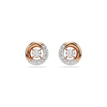 Swarovski® 'Dextera' Femmes Métal plaqué Puce d'oreille - Rosé 5692258