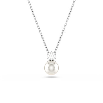 Swarovski® 'Matrix' Femmes Métall Collier - Argent 5693897