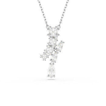 Swarovski® 'Matrix' Femmes Métall Collier - Argent 5700420