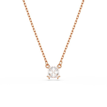 Swarovski® 'Matrix' Femmes Métal plaqué Collier - Rosé 5701904