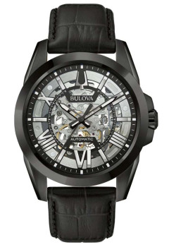 Bulova® Analogue 'Sutton Skeleton' Men's Watch 98A304