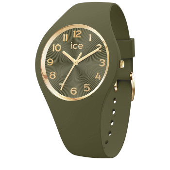 Ice Watch® Analoog 'Ice champagne - olive green' Dames Horloge (Small) 025254