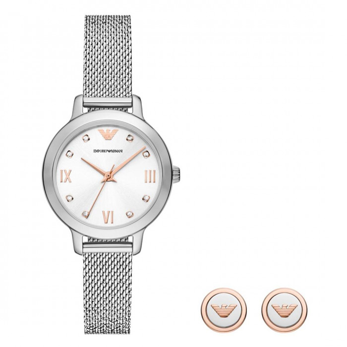 Emporio Armani® Analogue 'Cleo' Women's Watch AR80065SET | $269.5