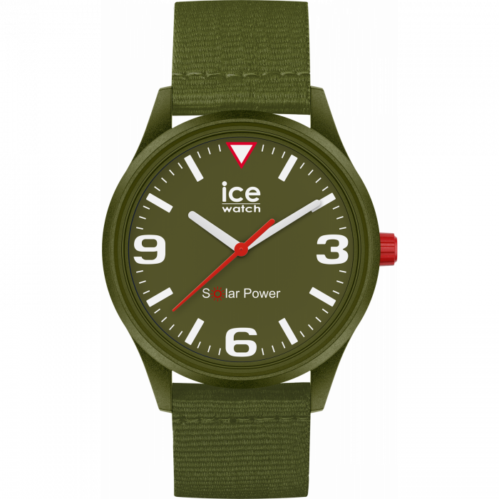 - Power $85 020060 Watch® Unisex\'s | Tide\' (Medium) Ice Analogue Solar Watch \'Ice Khaki