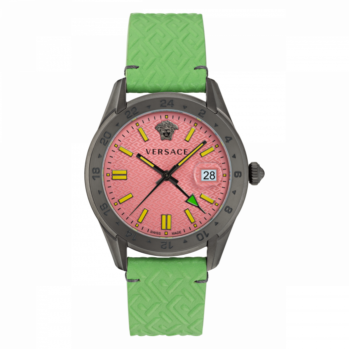 Versace® Analogue \'Greca Time Gmt\' Men\'s Watch VE7C00323 | $749.9