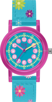 Ice Watch® Analogue 'Ice Learning - Pink Flowers' Child's Watch (Small) 023300