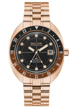 Bulova® Analogue 'Oceanographer' Men's Watch 97B215