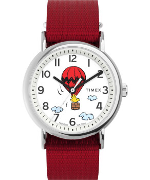 Timex® Analogue 'Peanuts Weekender' Unisex's Watch TW2Y11700