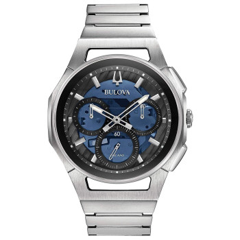 Bulova® Chronograph 'Curv' Men's Watch 96A205