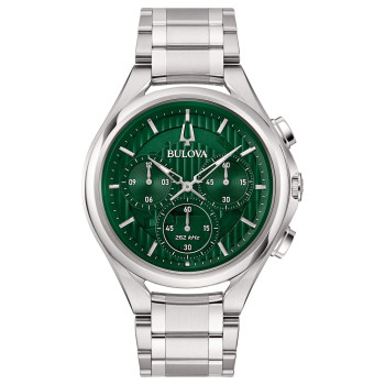 Bulova® Chronograph 'Curv' Men's Watch 96A297