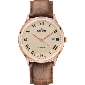 Edox® Analogue 'Les Vauberts' Men's Watch 80106 37RC BER #1