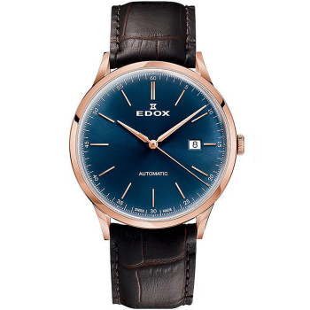 Edox Analogue Les Vauberts Men's Watch 80106 37RC BUIR #1