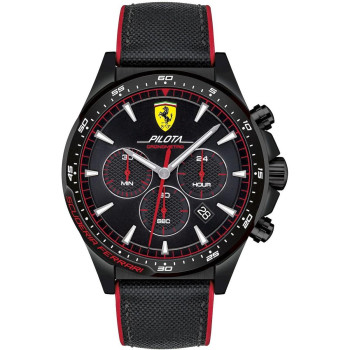 Ferrari® Chronograph 'Pilota' Men's Watch 0830623 #1