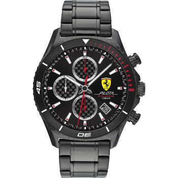 Ferrari® Chronograph 'Pilota Evo' Men's Watch 0830771