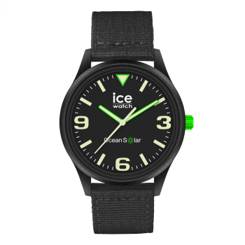 Ice Watch® Analogue 'Ice Ocean - Black' Unisex's Watch (Medium) 019647