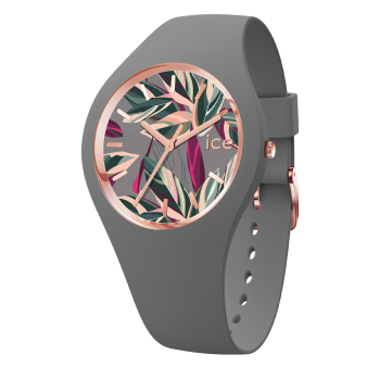 Ice Watch® Analogue 'Ice Flower - Grey Leaves' Women's Watch 020515