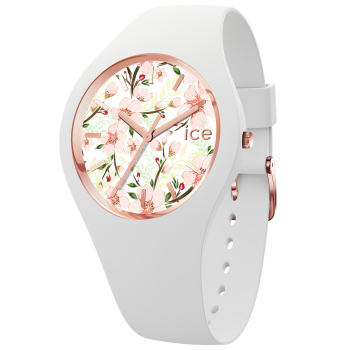 Ice Watch® Analogue 'Ice Flower - White Sage' Women's Watch (Medium) 020516