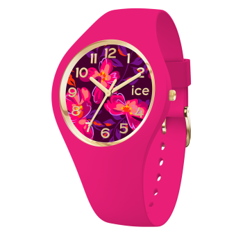 Ice Watch® Analogue 'Ice Flower - Fuschia Blossom' Women's Watch (Small) 021738