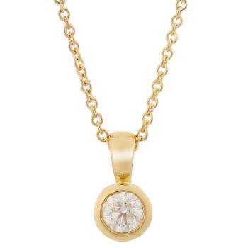 Orphelia® 'Rosalind' Women's Yellow gold 18C Chain with Pendant - Gold KD-2031/1