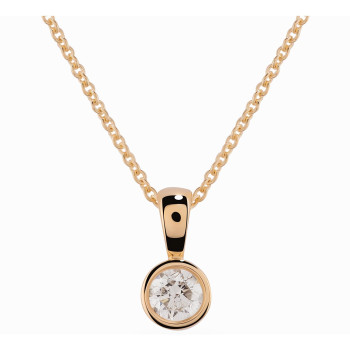 Orphelia® 'Rosalind' Women's Yellow gold 18C Chain with Pendant - Gold KD-2032/1