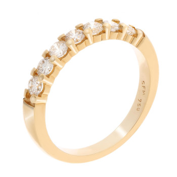 Orphelia® Women's Yellow gold 18C Ring - Gold RD-3050