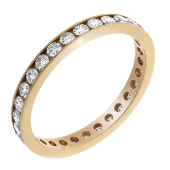 Orphelia® Women's Yellow gold 18C Ring - Gold RD-3406