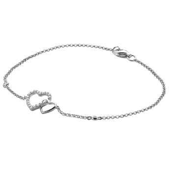 Orphelia® Women's Sterling Silver Bracelet - Silver ZA-7053