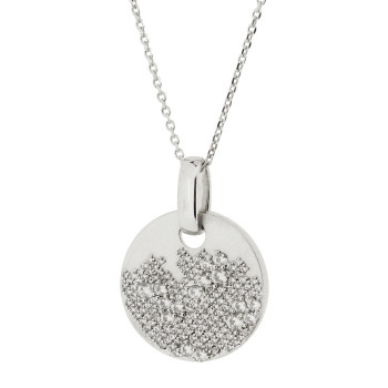 Orphelia® Women's Sterling Silver Chain with Pendant - Silver ZH-4777