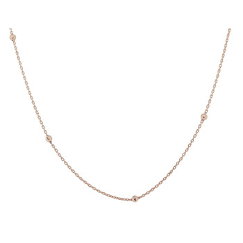 Orphelia® Women's Sterling Silver Chain without Pendant - Rose ZK-7200/RG