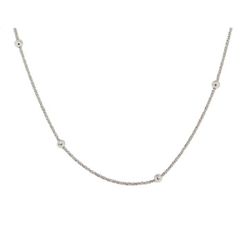 Orphelia® Women's Sterling Silver Chain without Pendant - Silver ZK-7201