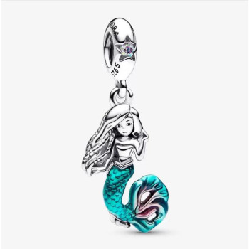 Pandora® 'Disney The Little Mermaid' Women's Sterling Silver Charm - Silver 792695C01