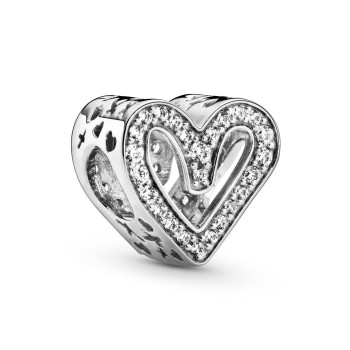 Pandora® Pandora People 'Freehand Heart' Women's Sterling Silver Charm - Silver 798692C01